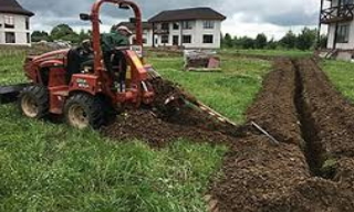 Копка траншей для водопровода в Нижнекамске: цена за метр от 943 руб.